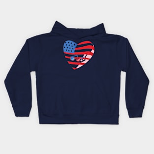 Independence Day USA V Kids Hoodie